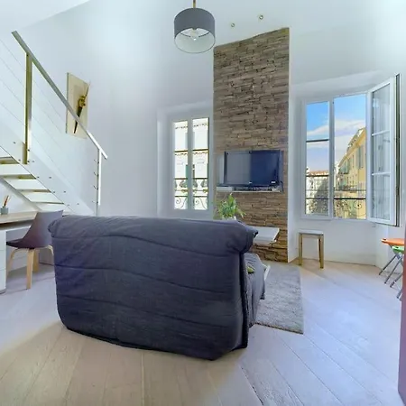 Cosy Duplex, Hyper Centre, Wifi,air Conditionner * 尼斯