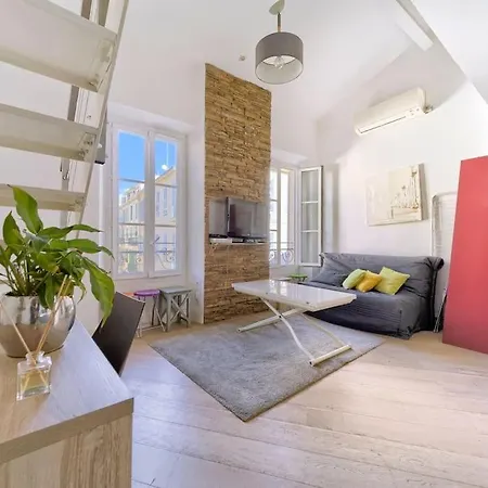 Lägenhet Cosy Duplex, Hyper Centre, Wifi,air Conditionner Nice